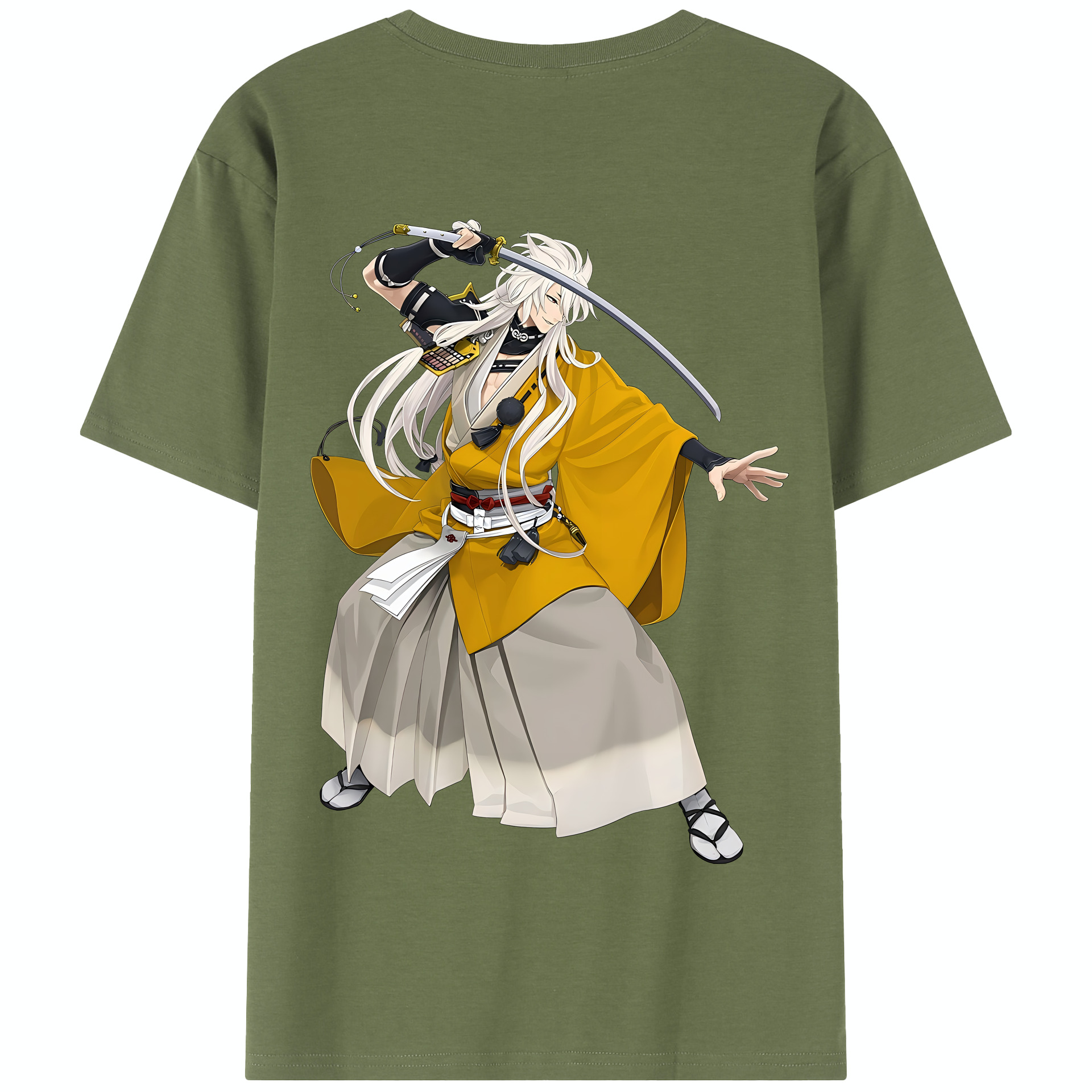 （画像用） 刀剣乱舞 Touken Ranbu 綿100％半袖Tシャツ（背面プリント）